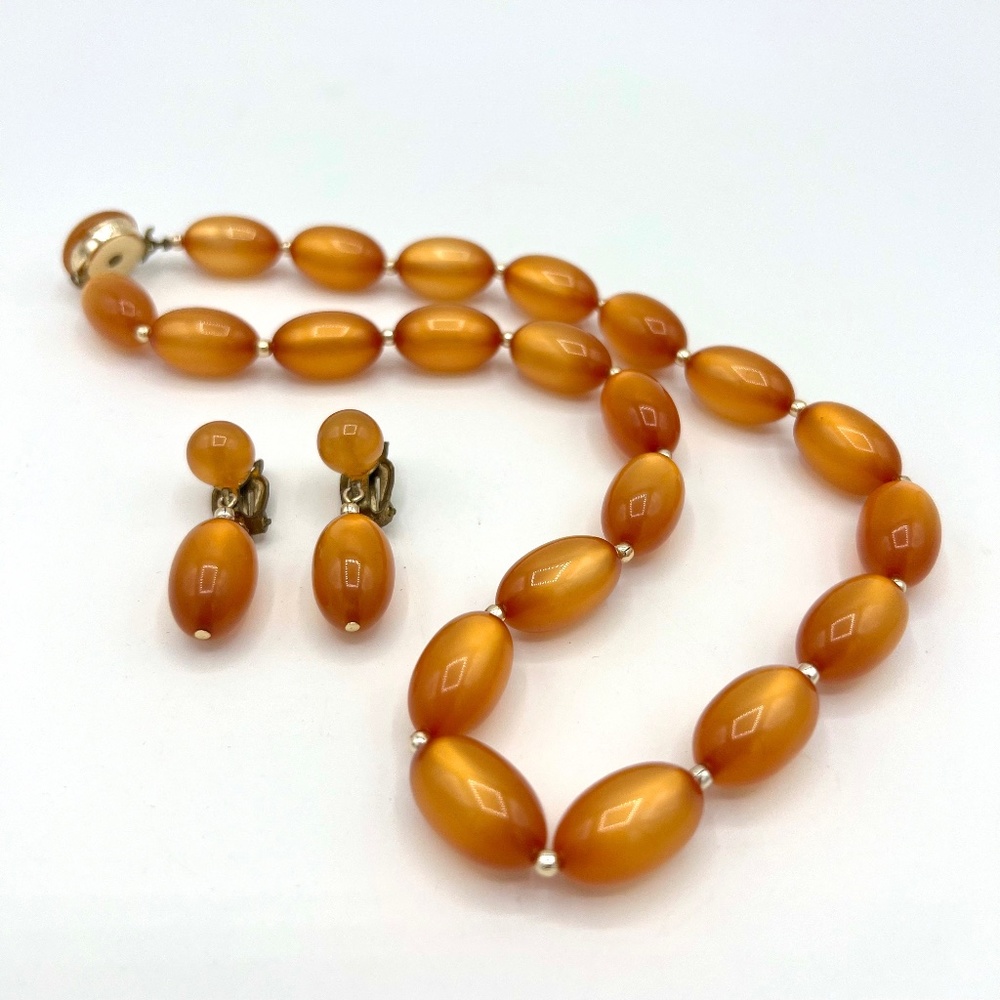 VTG Japan Necklace & Earrings Set